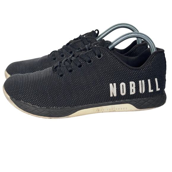 Nobull Outwork Superfabric Cross Training Shoes Unisex M7/W8.5 Black Lace Up - Picture 2 of 11
